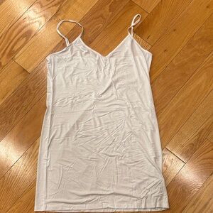 White Spaghetti Strap slip